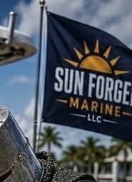 Sun Forged Marine logo badge