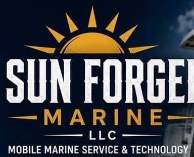 Sun Forged Marine wordmark